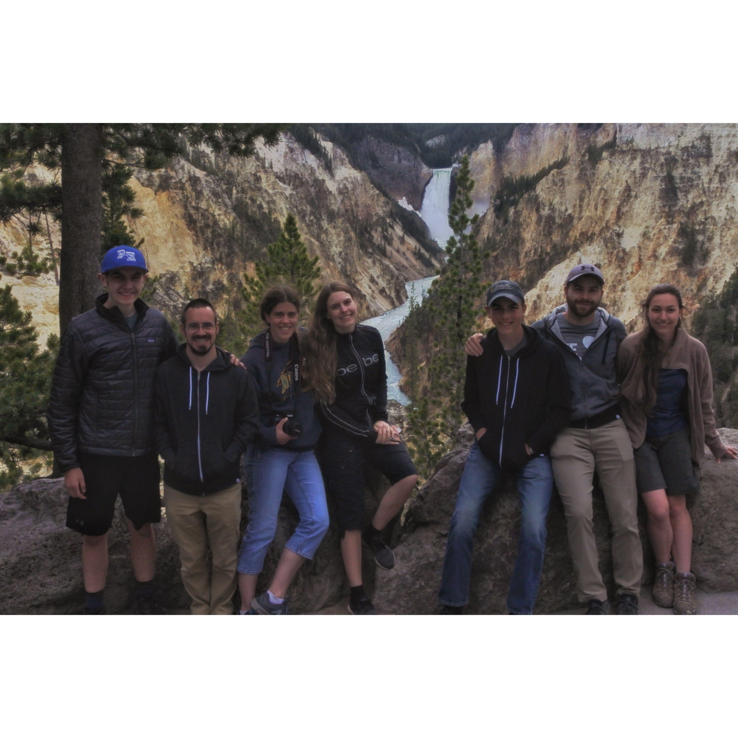 On our trip to Yellowstone National Park where we first met and the rest is history! ♡