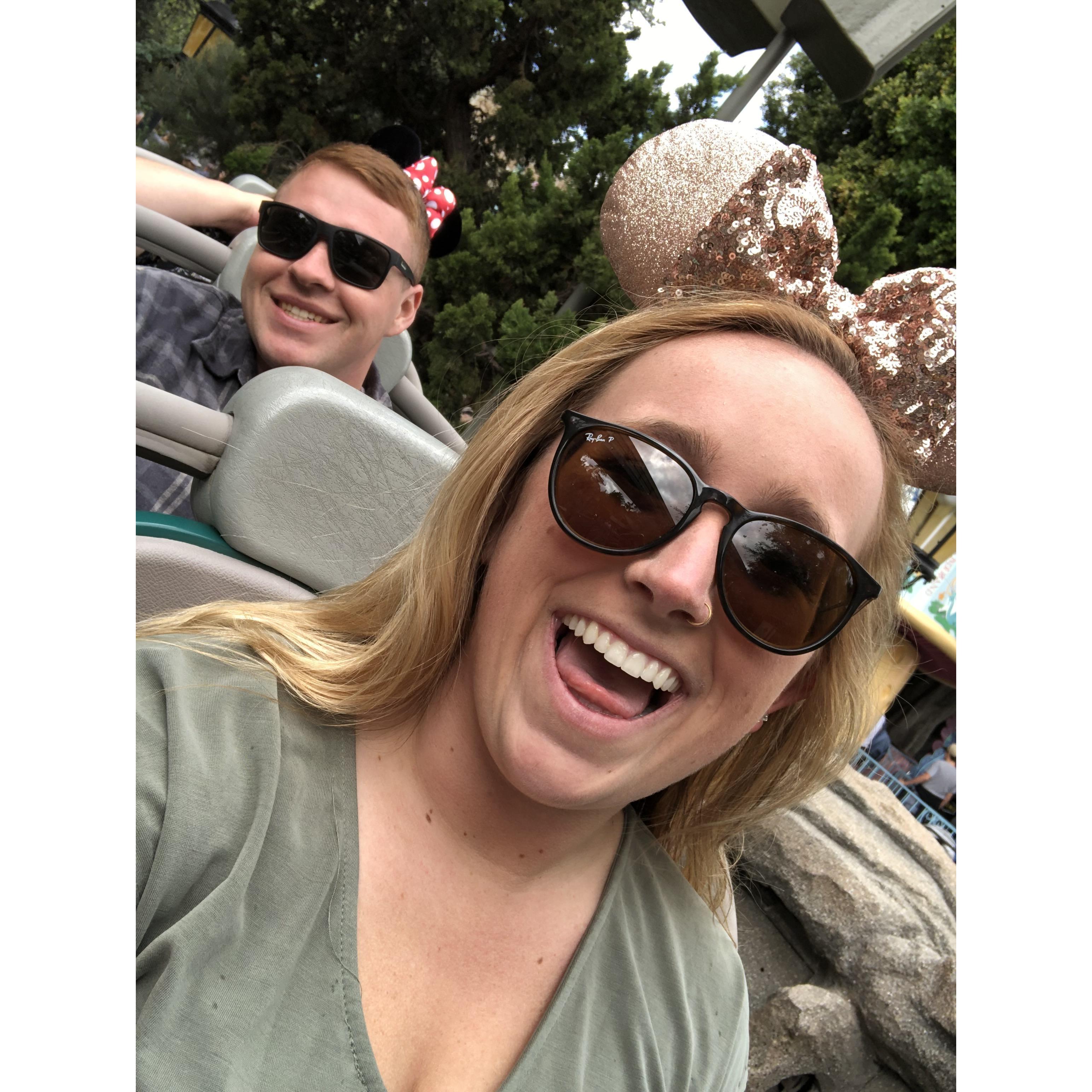 Kali's 1st trip to Disneyland with Chase and his family