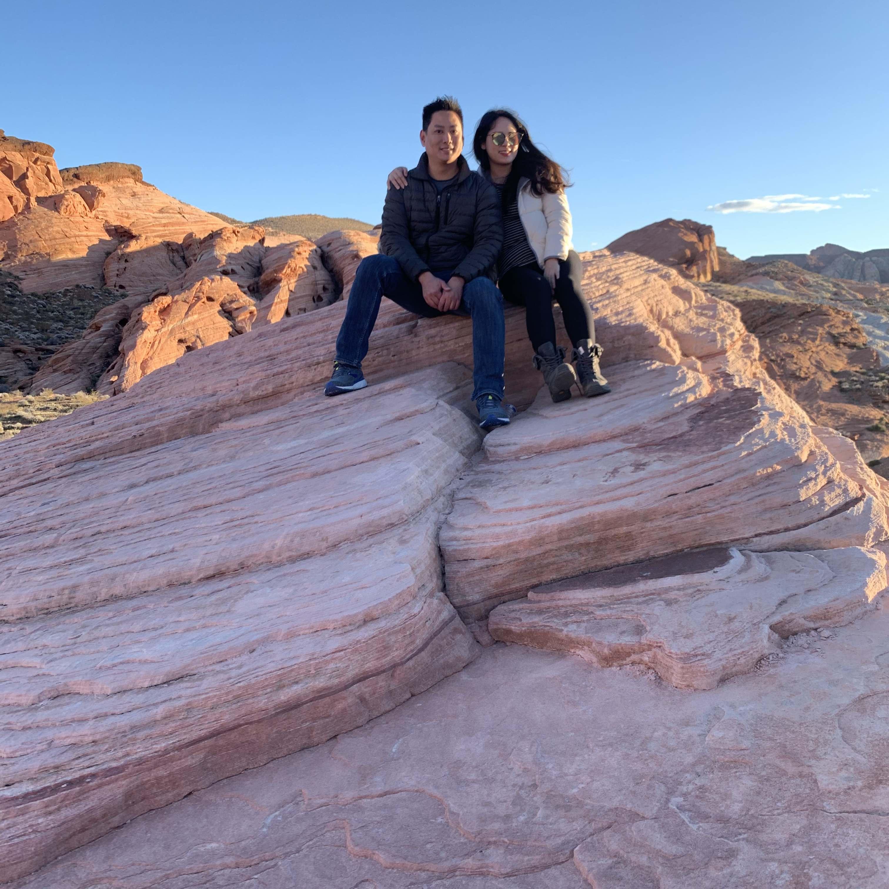 Red rock canyon in Vegas