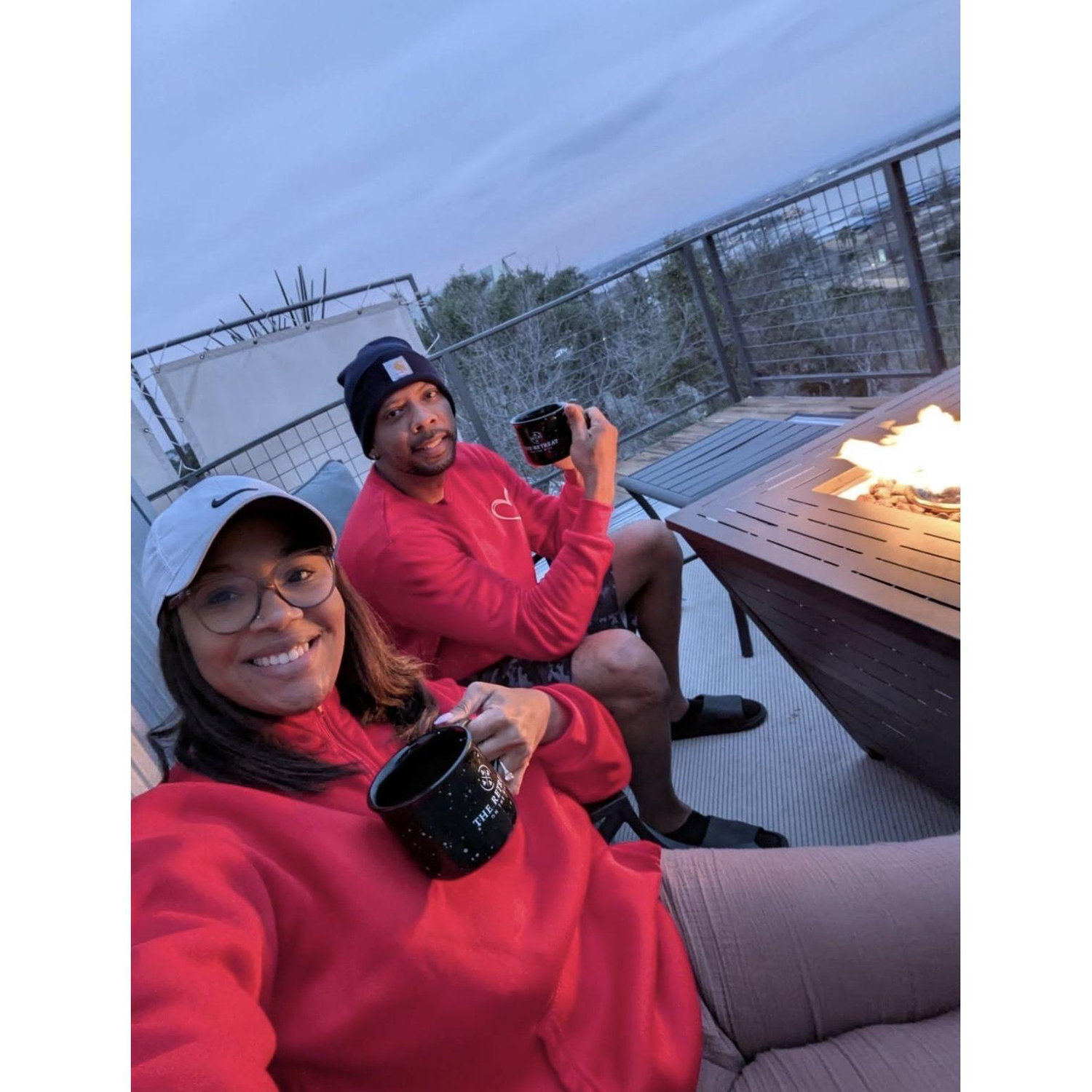 We went glamping for the first time while celebrating Anthony's Birthday