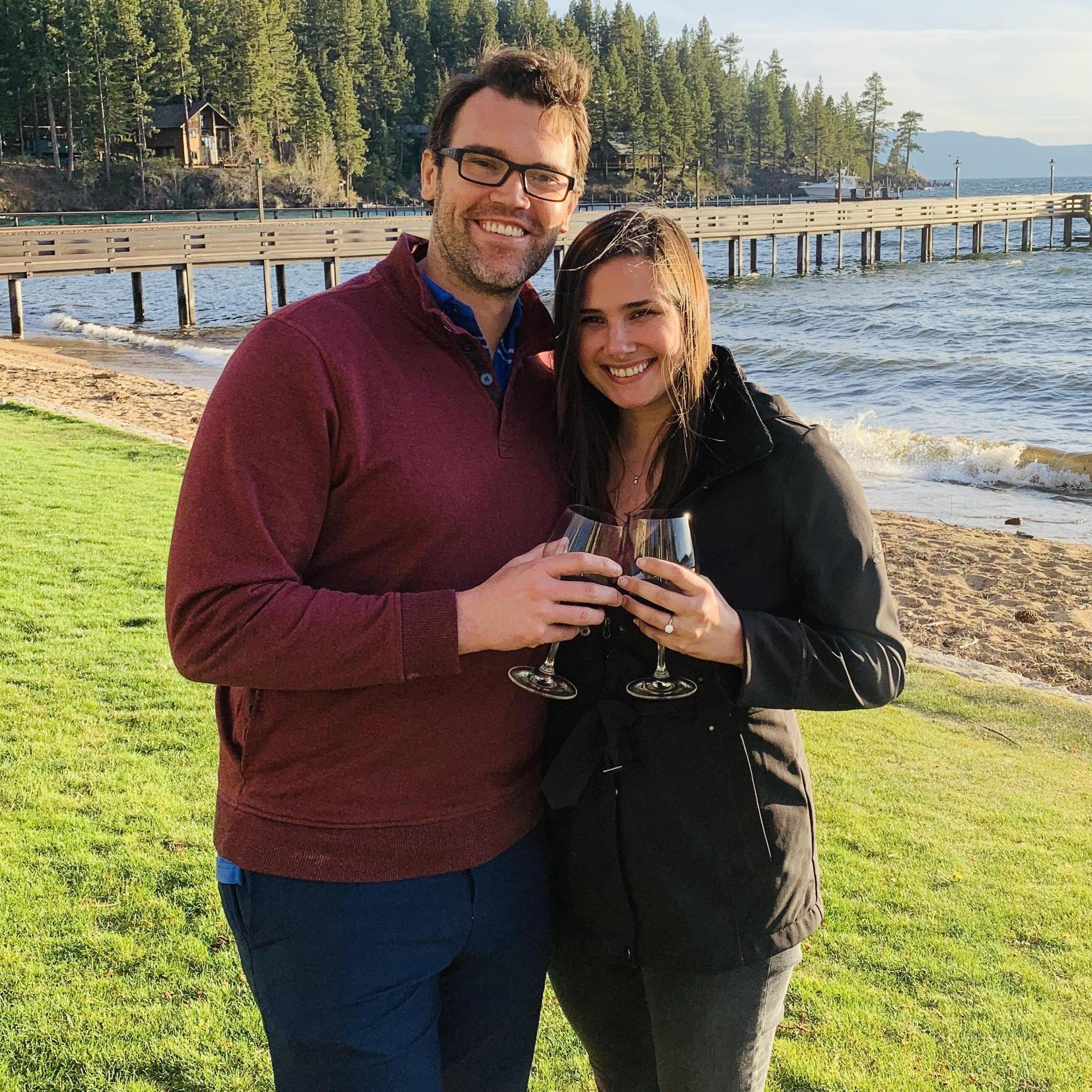 First photo of us after getting engaged