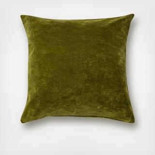 Square Velvet Knife Edge Throw Pillow