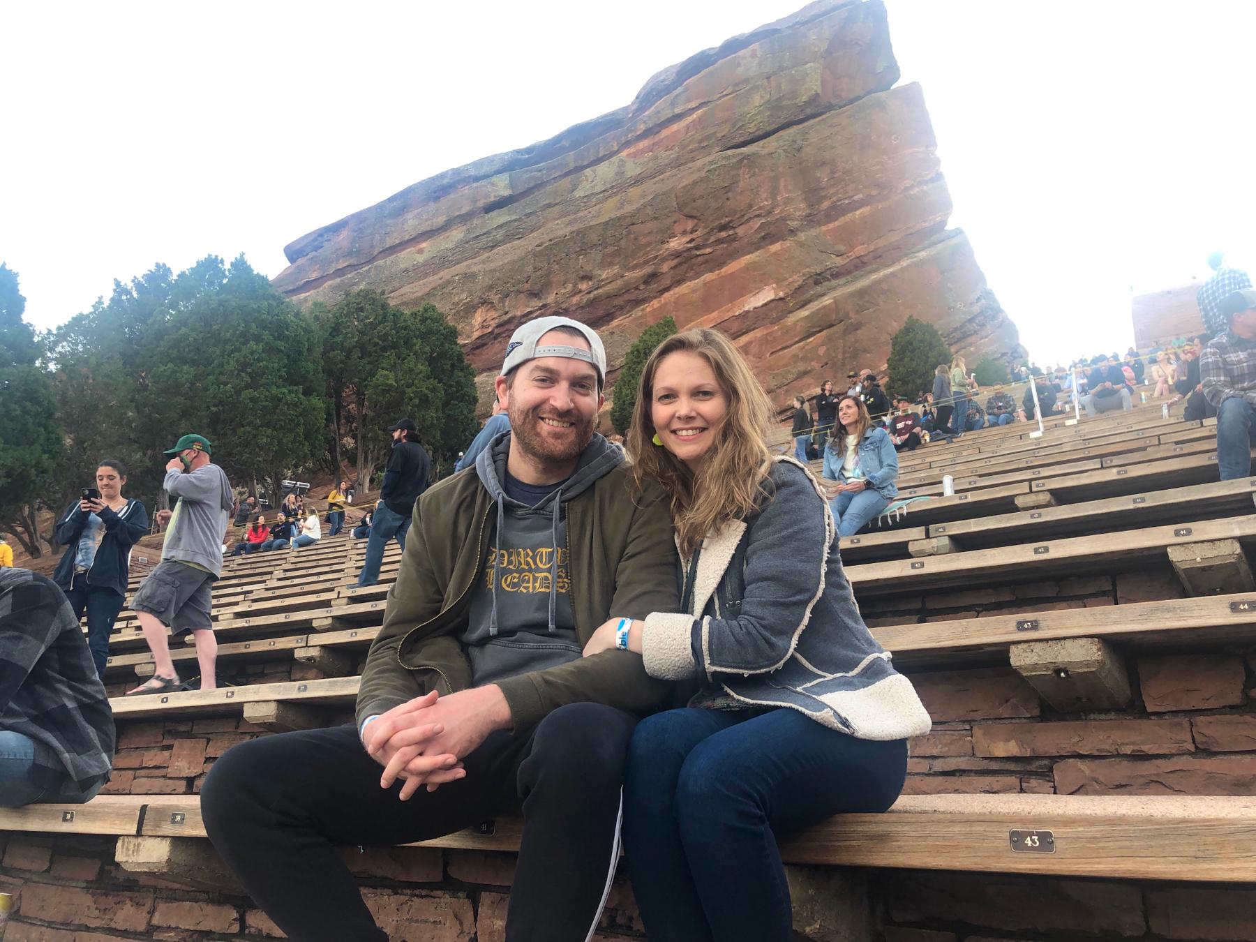 One of many Red Rocks concerts we've attended