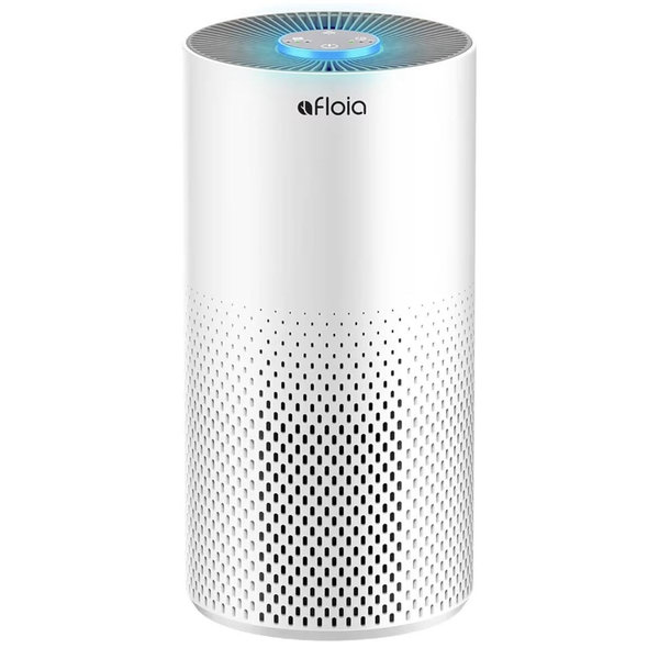 Afloia Air Purifiers for Home Bedroom Large Room Up to 1076 Ft², 3-Stage Filter Cleaner Odor Eliminator, Remove Pets Dust Dander Hair Allergy Mold Pollen Smoke Smell, Quiet 22 dB, 7 Colors Night Light