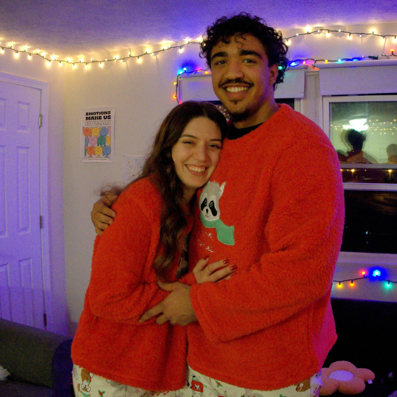 Guess who picked out the matching racoon pajamas!?
