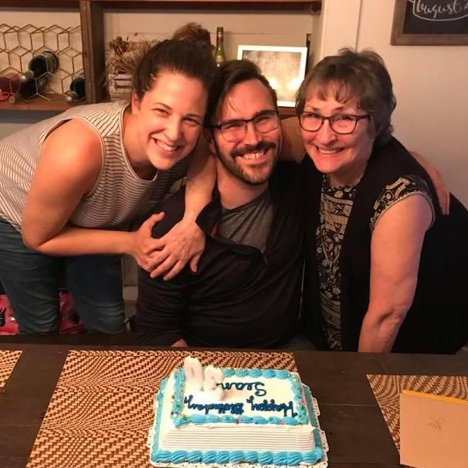 Sean's surprise BDAY visit from his mom. 2018