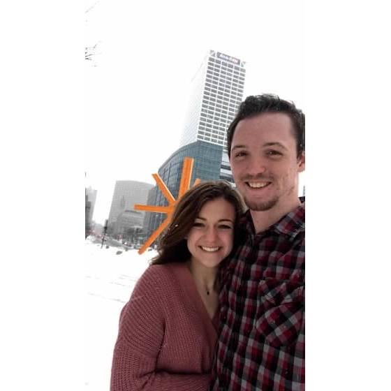 Our first valentine's day in MKE