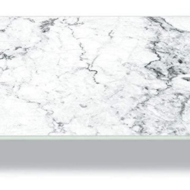 CounterArt 'Off-White Carrara Marble' Design Tempered Glass Instant Counter