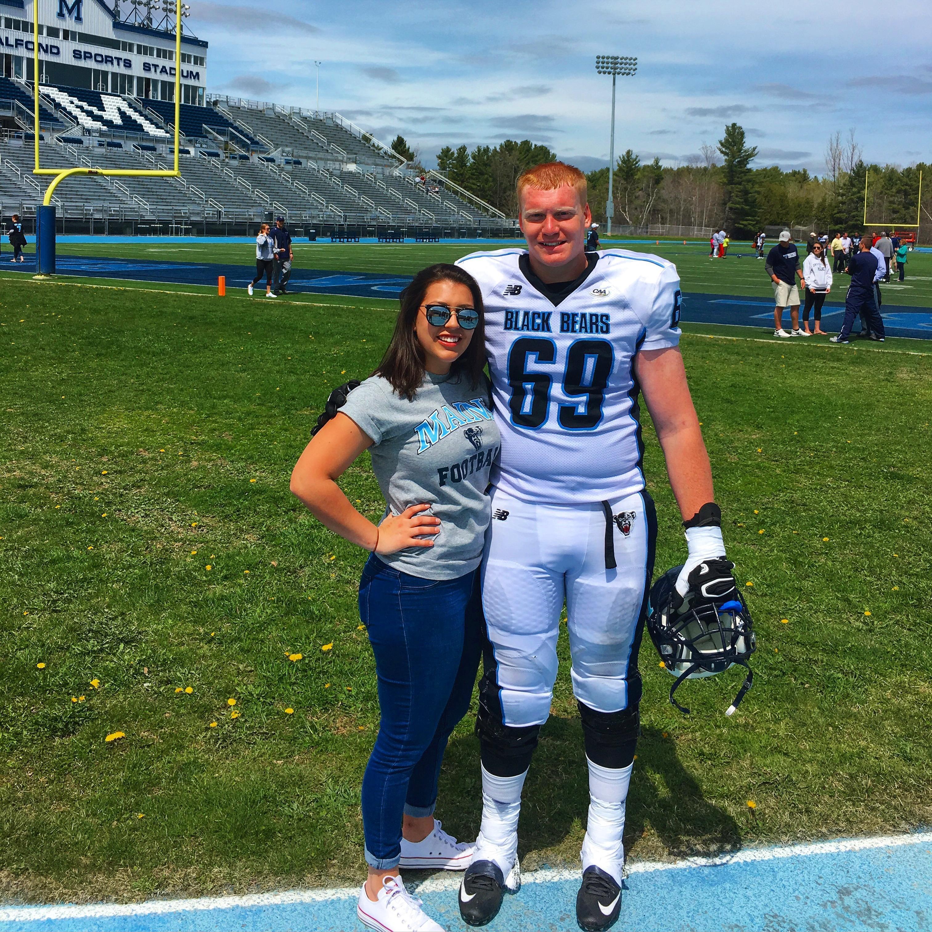 First Picture together, spring ball game April 2016