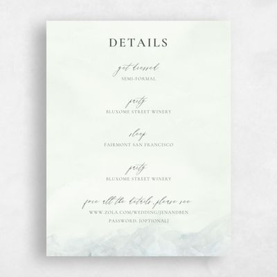 Light Green Wedding Enclosure - Avalon