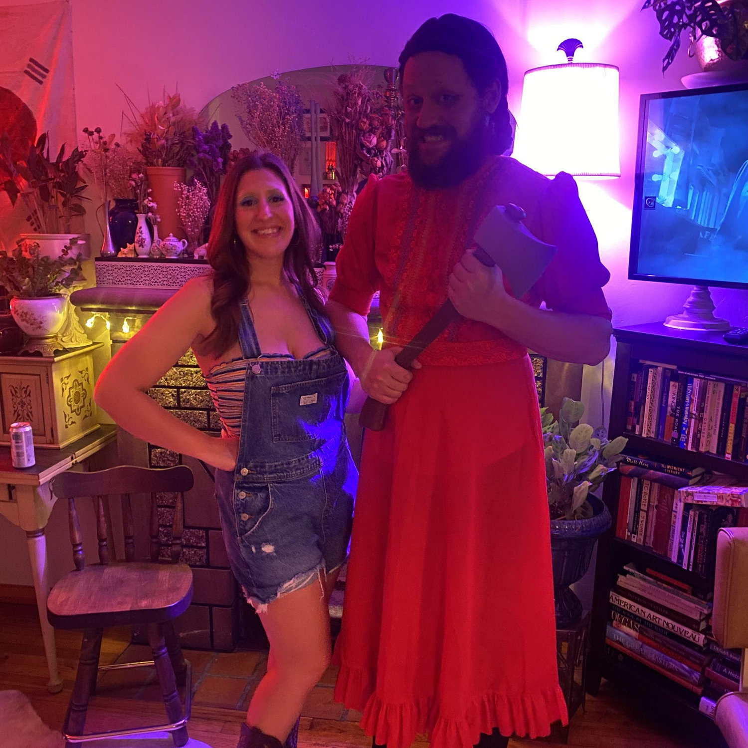 October 2023 | Another Katie birthday, another couples costume! This year we were Maxine + Pearl