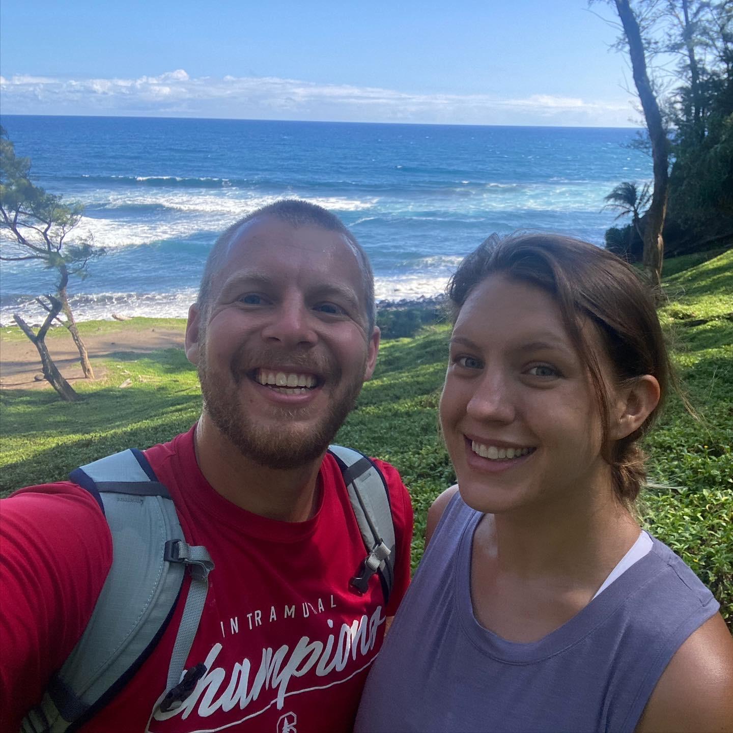 Hiked to a black sand beach (BigBig Island, September 2022)