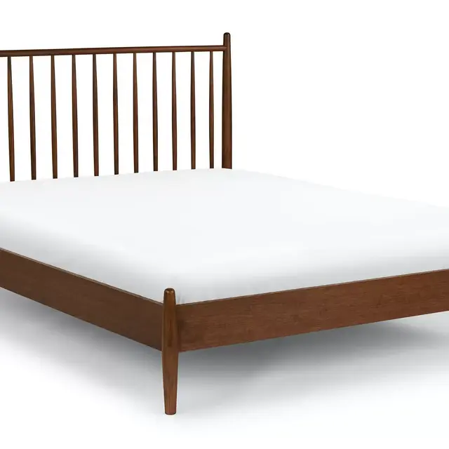 Lenia Walnut Queen Bed