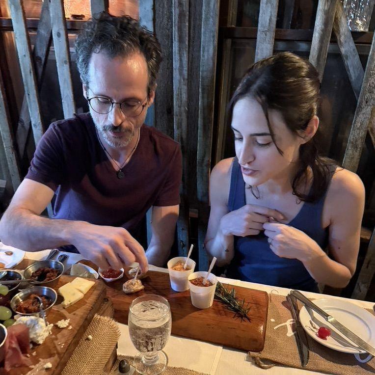 At our catering tasting