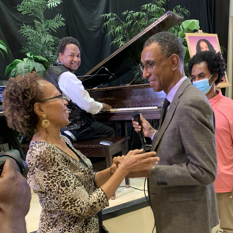 The unforgettable moment Ricky proposed, and Yvette said, YES! At our gala Kris Nicholson piano concert celebrating Yvette's beloved mother's (Mrs. Ruth T. Giles's) 99th Heavenly birthday, October 1, 2022, Mt. Hermon AME.
