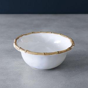 Beatriz Ball Cereal Bowl Set of 4 (White and Natural)