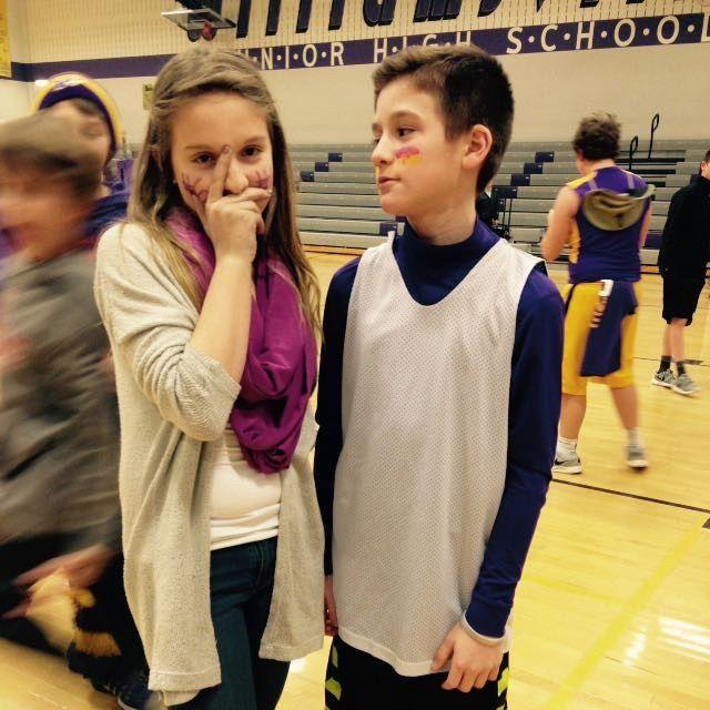 Madelyn and Brendon from 2013 in Junior High School!
