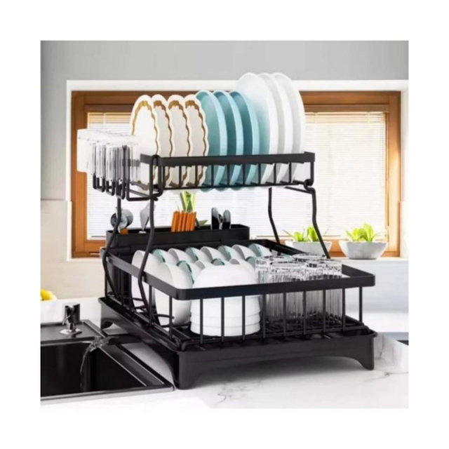 Slickblue Dish Racks for Kitchen Counter for Efficient Drying and Organization of Dishes and Utensils