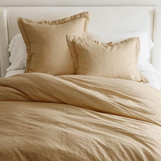 Tumbleweed Belgian Flax Linen Duvet Cover, King/Cal. King