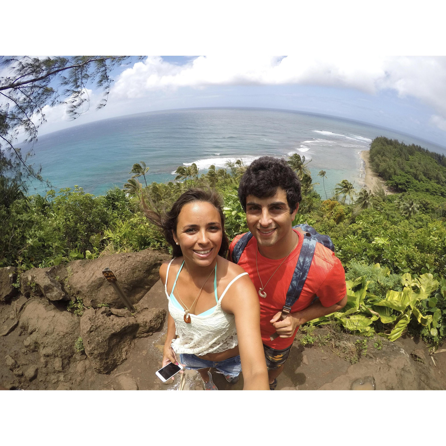 Kalalau Trail on the Napali Coast, Kauai