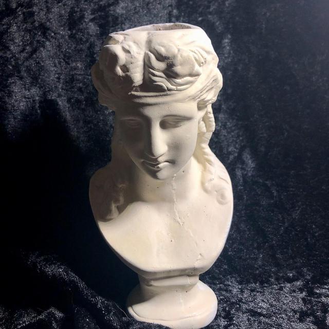 Concrete Planter Greek Statue Art Home Decor Garden