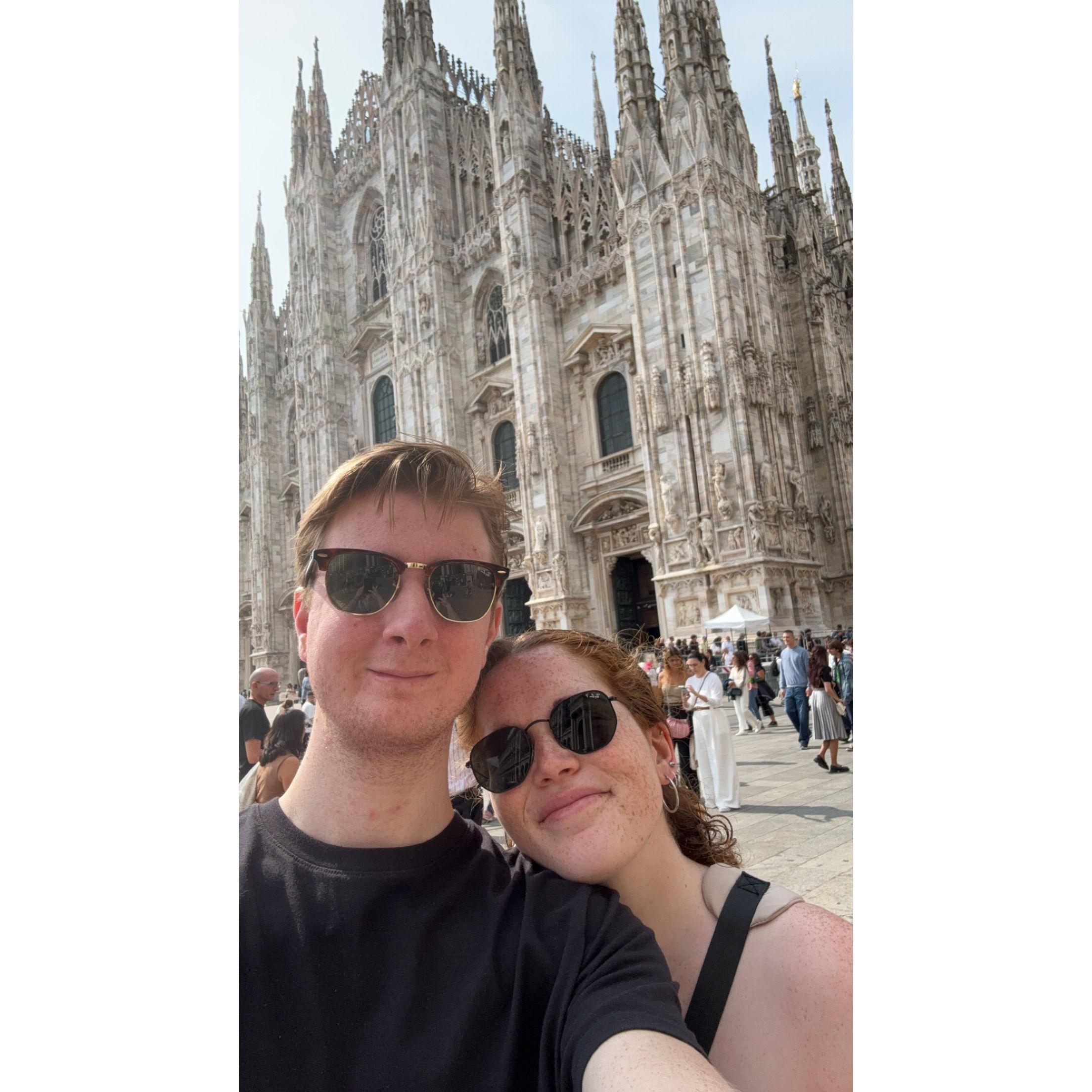 Engagement trip in Milan, Italy