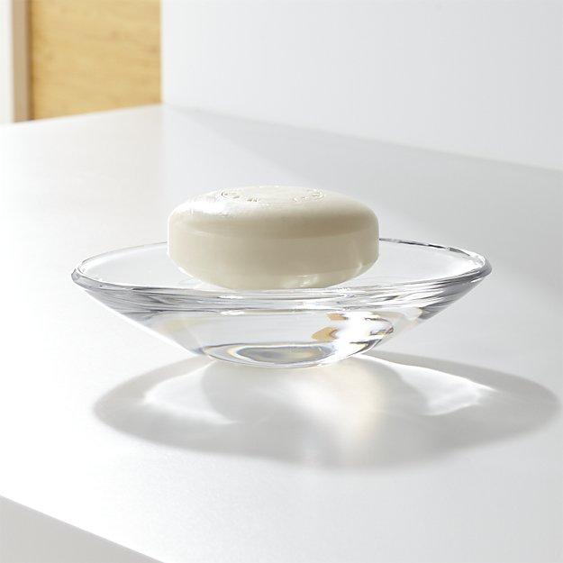 Oval Glass Soap Dish