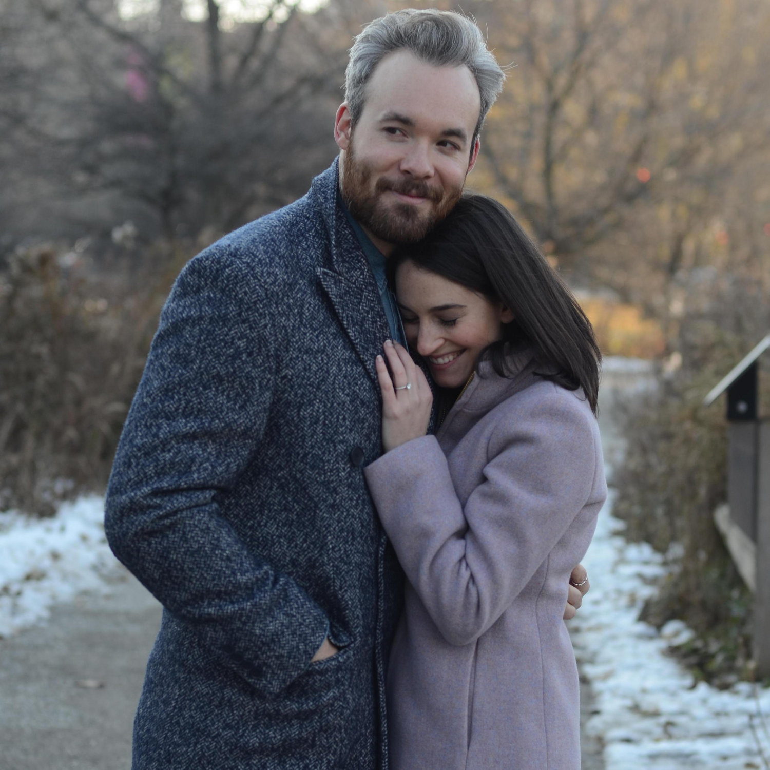 We bought these coats for this photoshoot. We were going to return them. We didn't.
