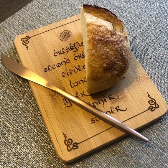 Lord of The Rings Hobbit Meals Small Cutting Board
