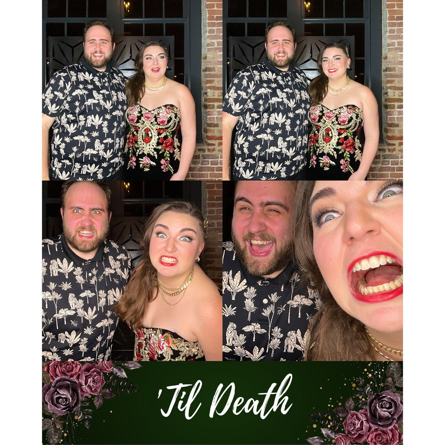 Lookin' fab at Ravyn and Chelsea's wedding in January 2024!