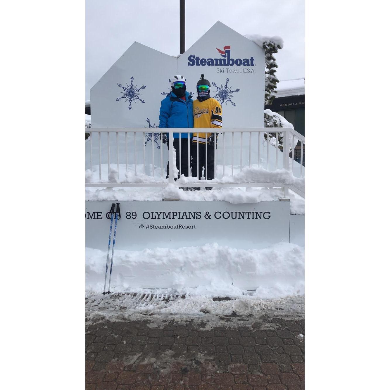 Skiing in Steamboat!