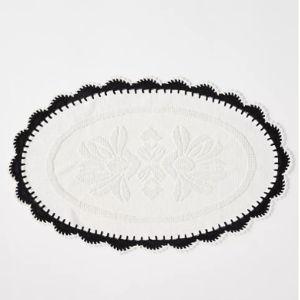 Solid Crochet Cotton Bath Mat