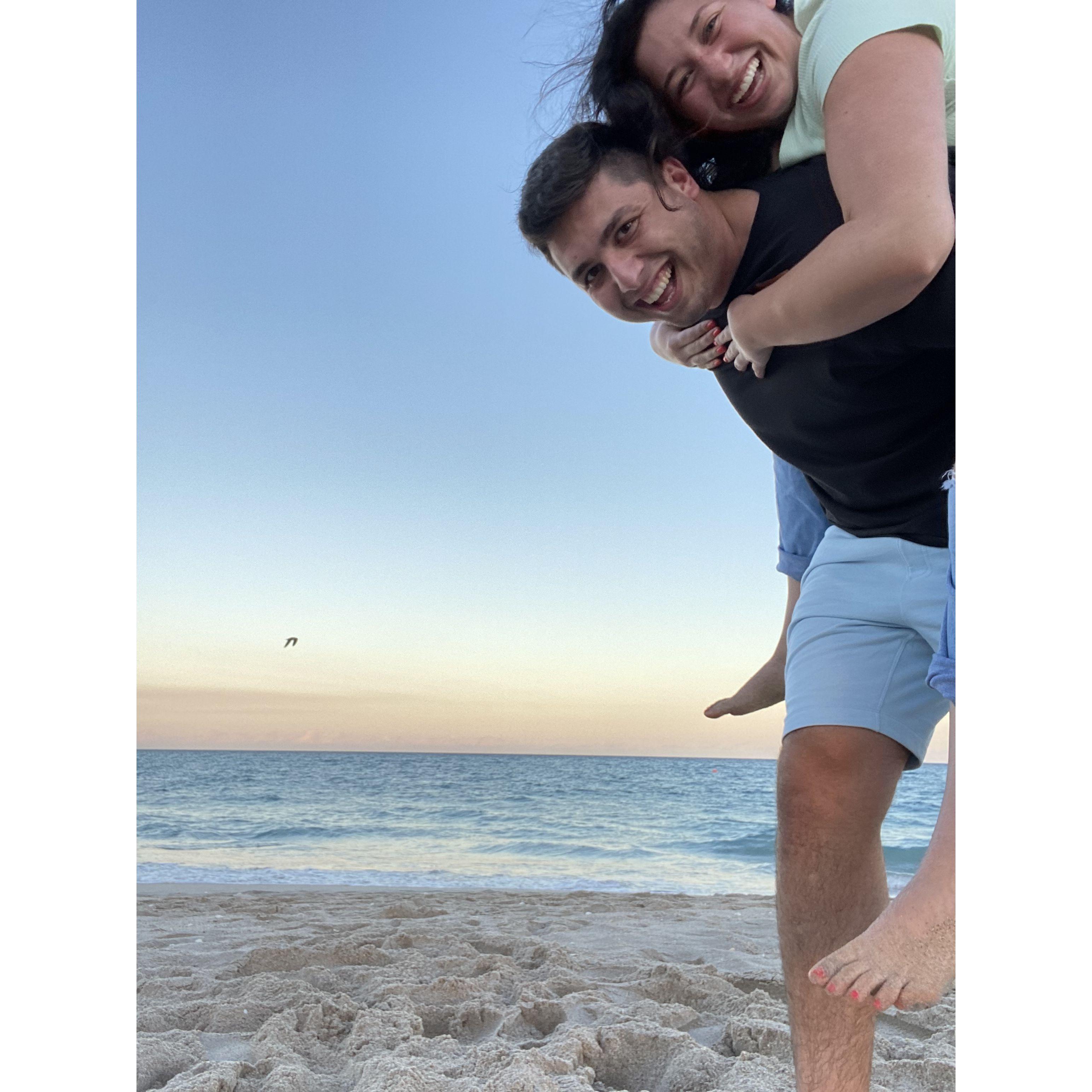 Beach trip with Alex's Family