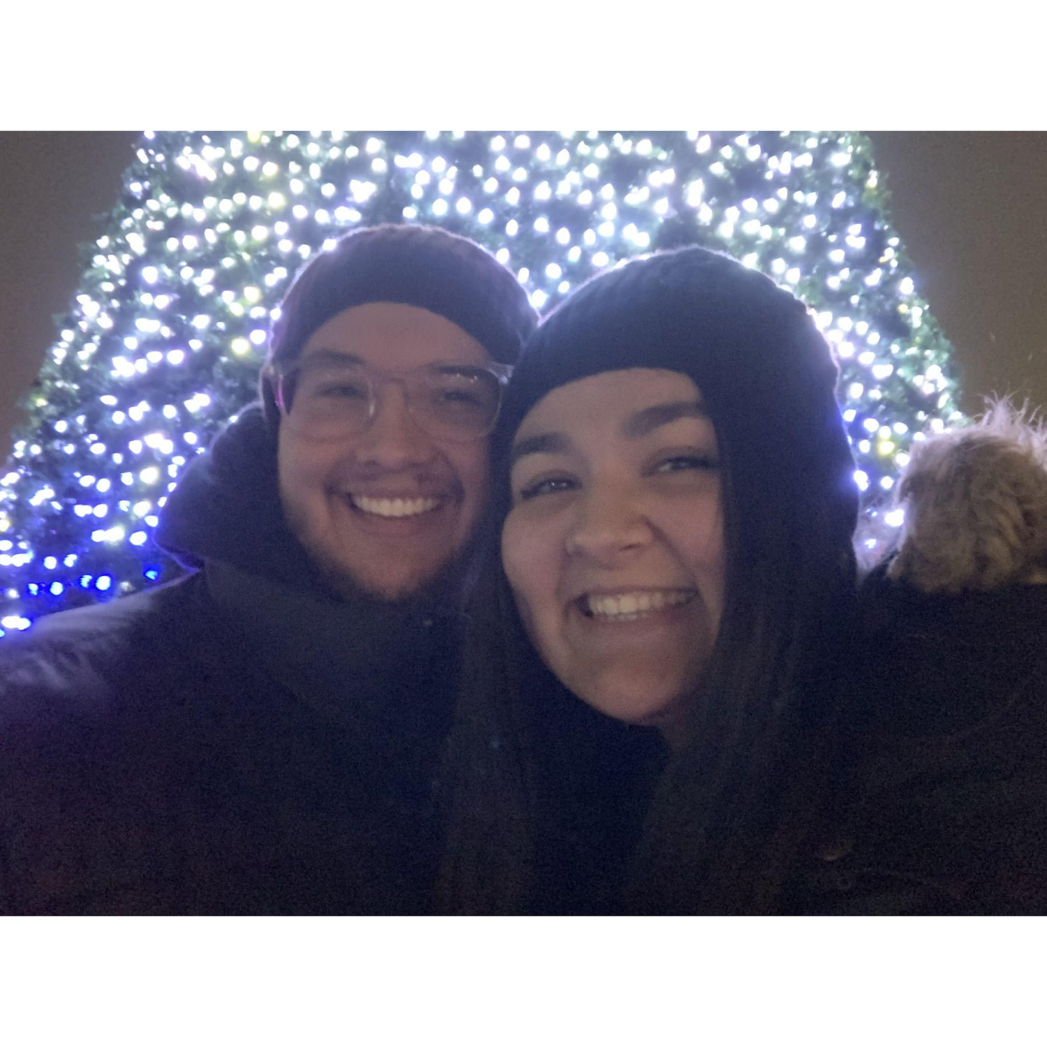 Went to go see Brookfield lights together!