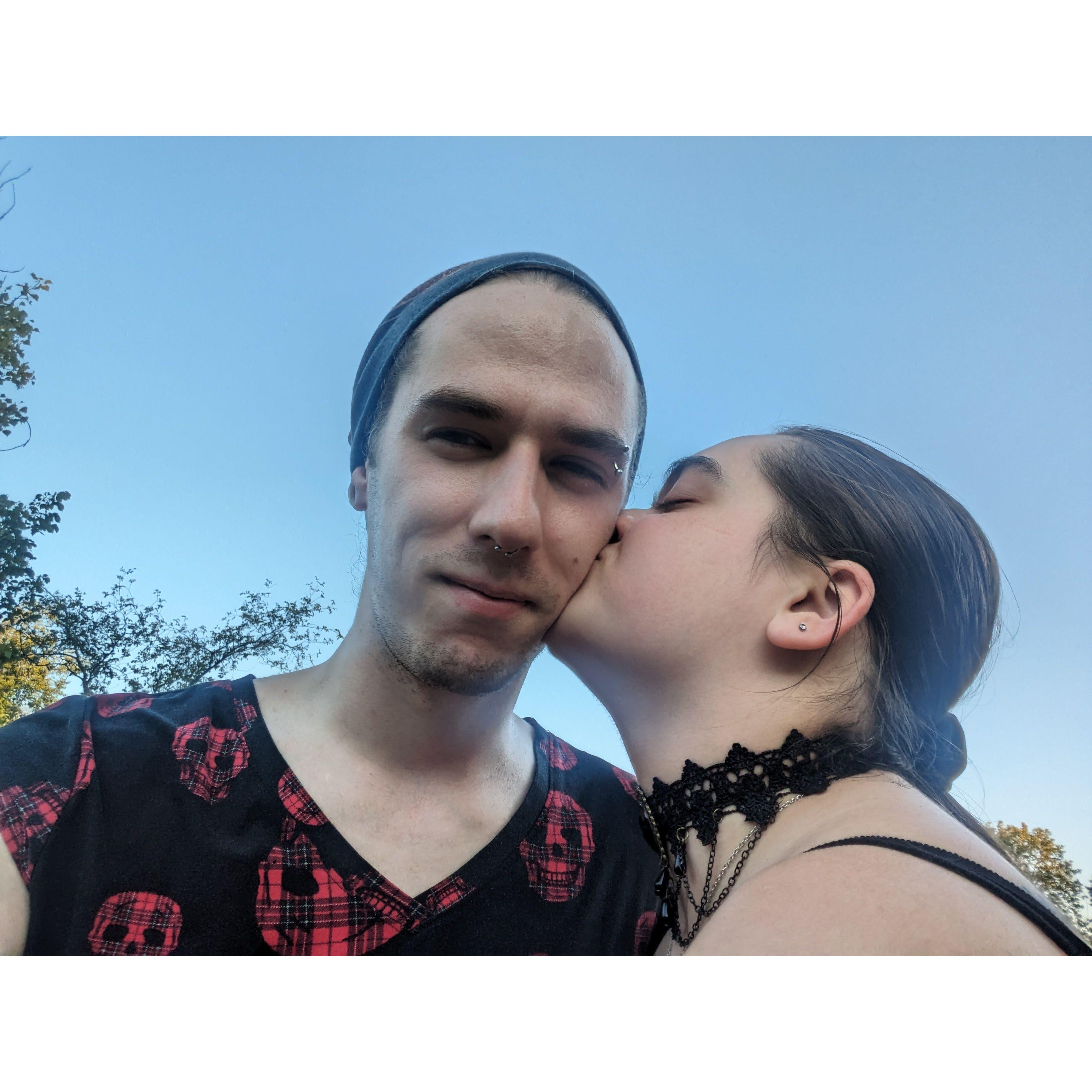 Our walk in the park.