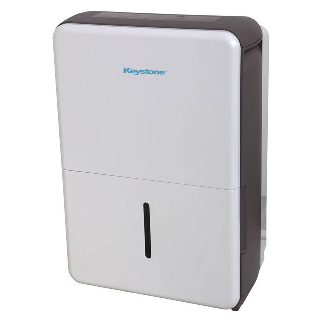 Keystone 50 Pint Portable Dehumidifier: Energy Star Certified, No Filter Needed, Over 3000 sq. ft. Coverage