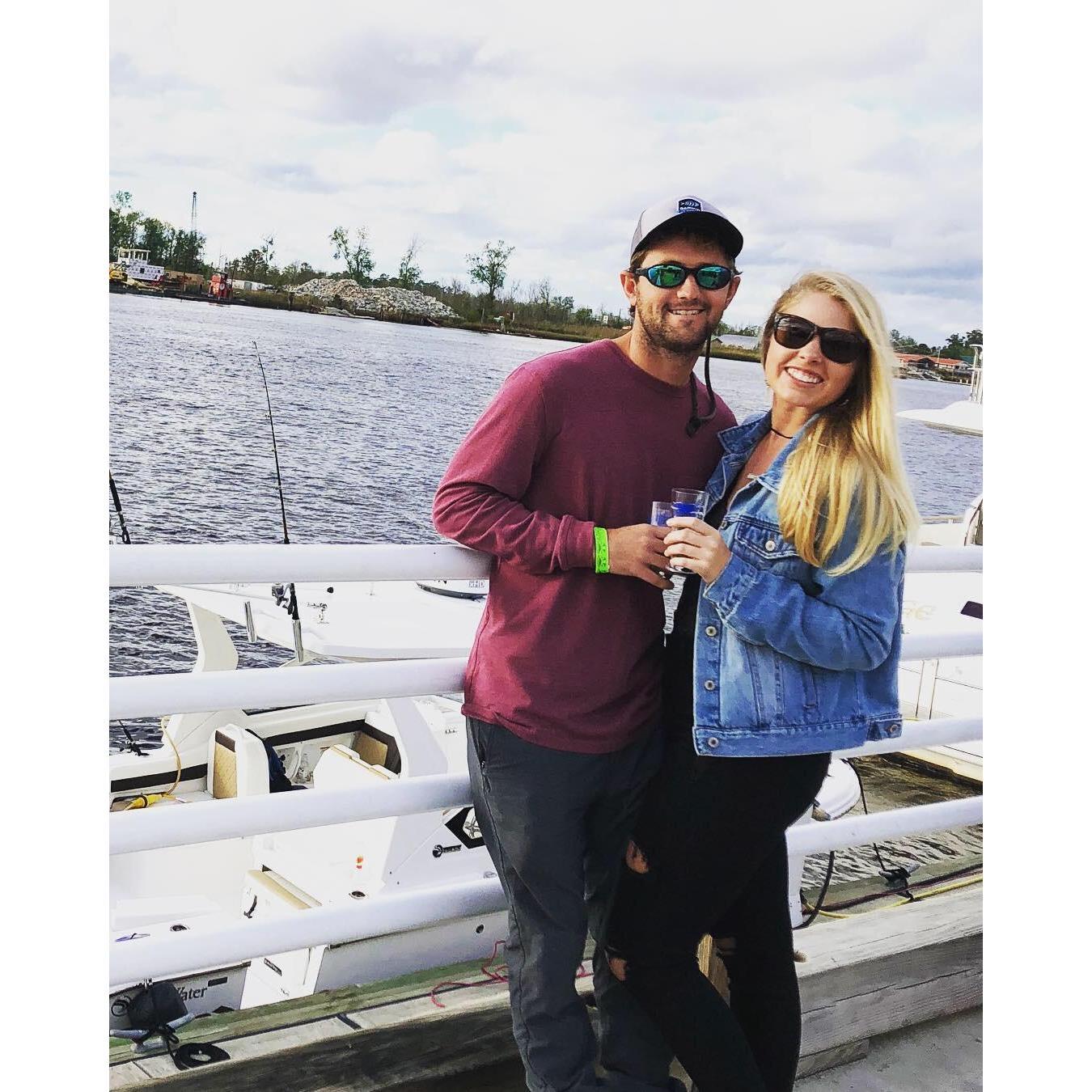 Curt- "Marina can you buy me this boat?"