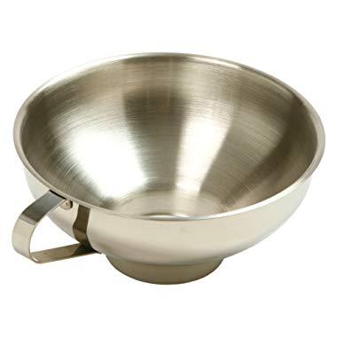 Norpro Stainless Steel Wide-Mouth Funnel w/ Handle