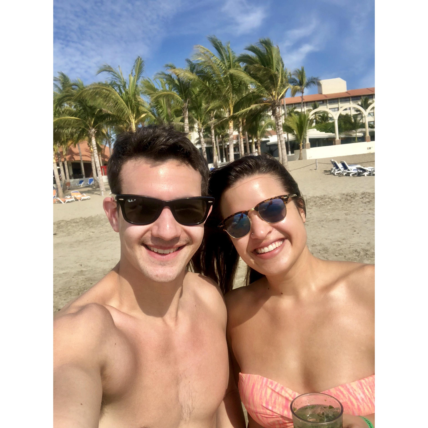 Soaking up the sun in Puerto Vallarta Mexico