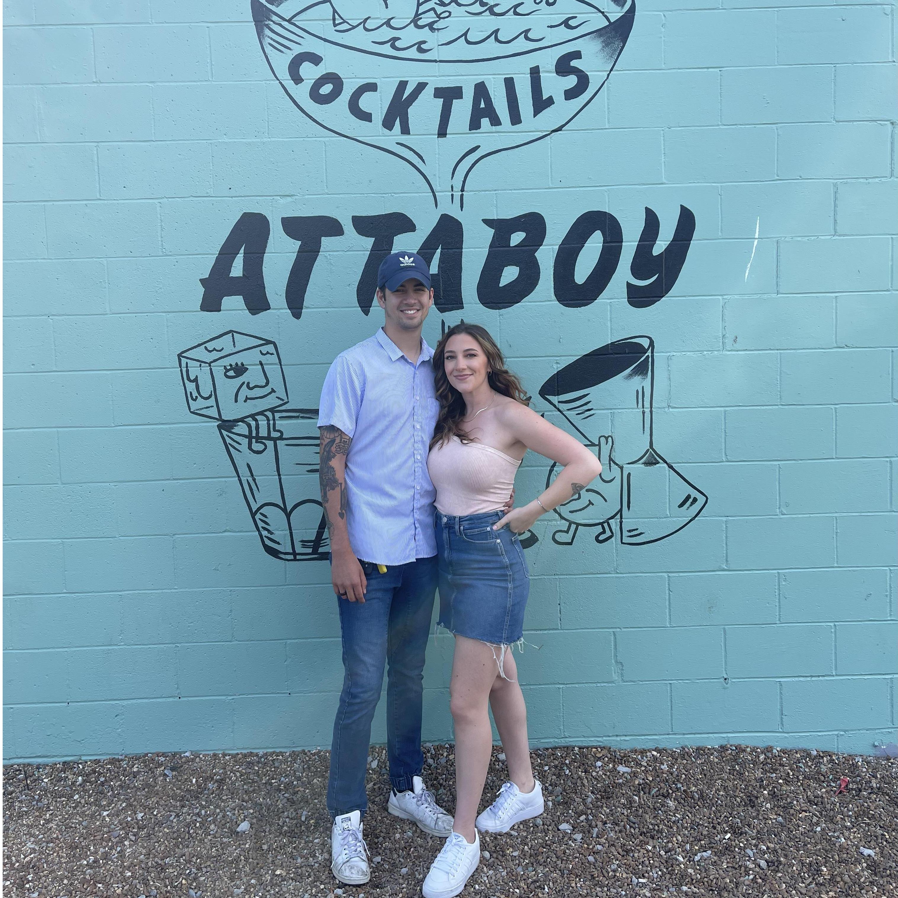 Attaboy cocktail bar in Nashville, TN
