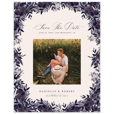 Beige Wedding Digital Save the Date - Chai Photo