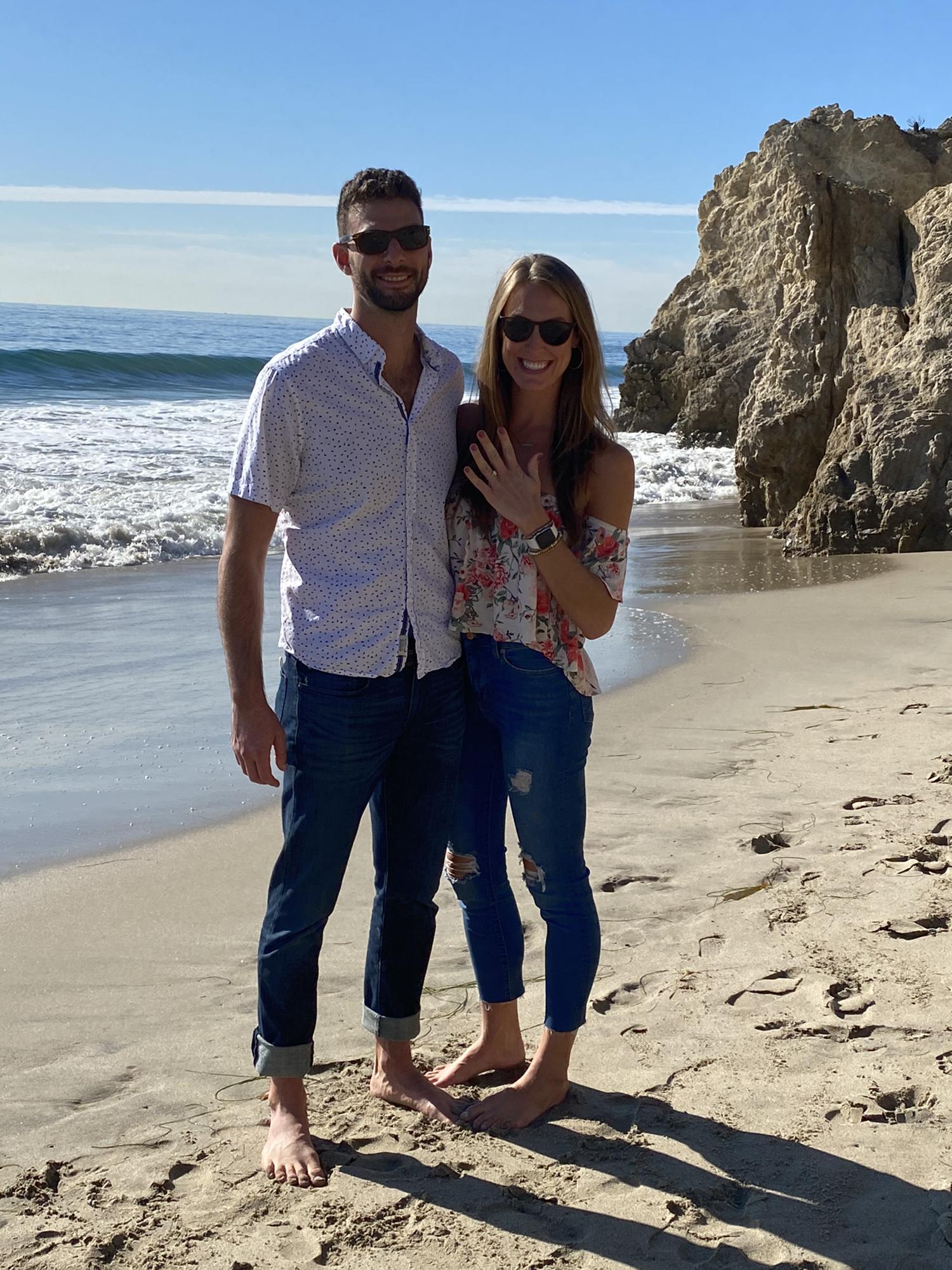 Drove up Hwy 1 to Malibu, CA for the afternoon to celebrate after the proposal