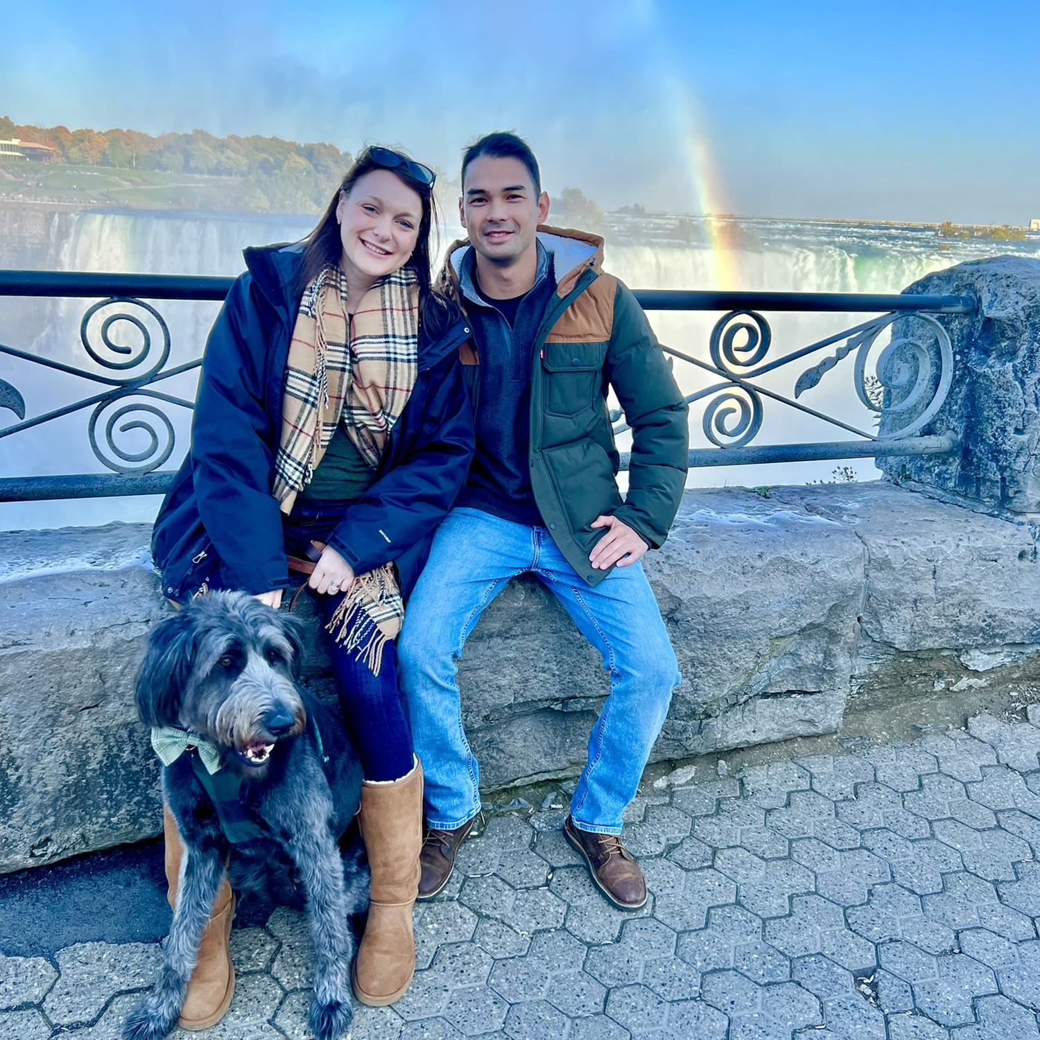 1st trip together to the Canadian side of  Niagara Falls
