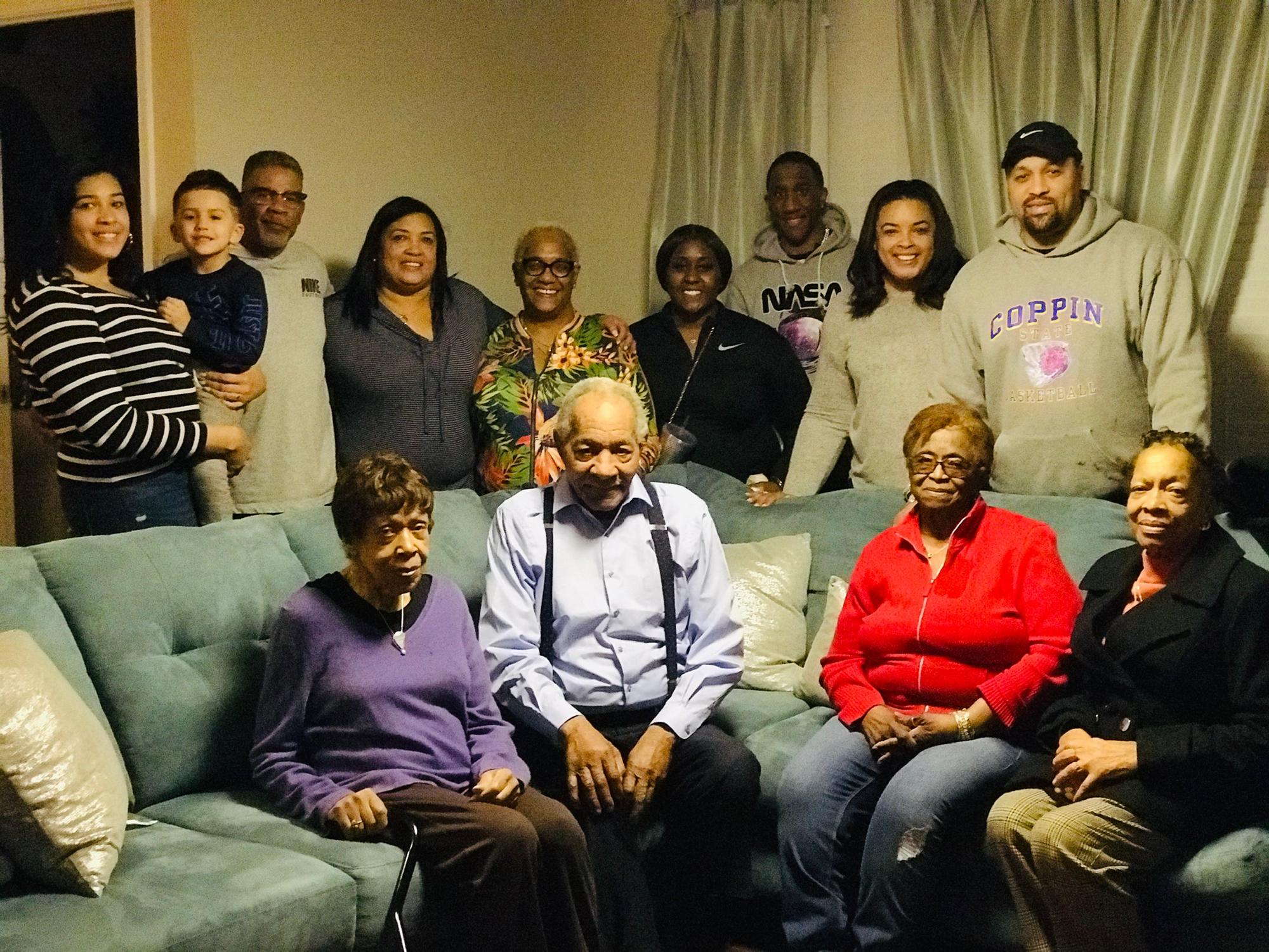 The Scotts came to visit us in VA