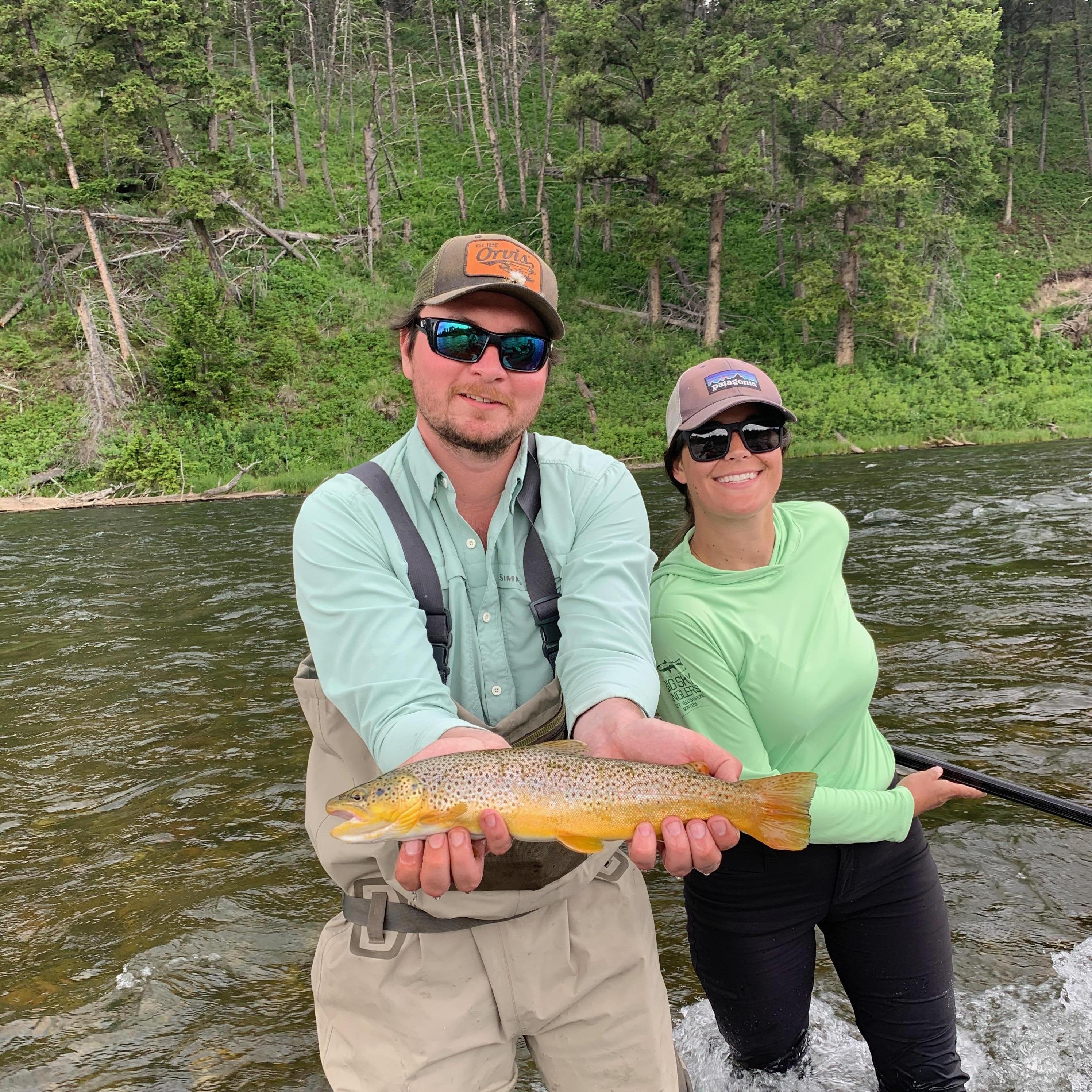 Fishing together on the Madison River