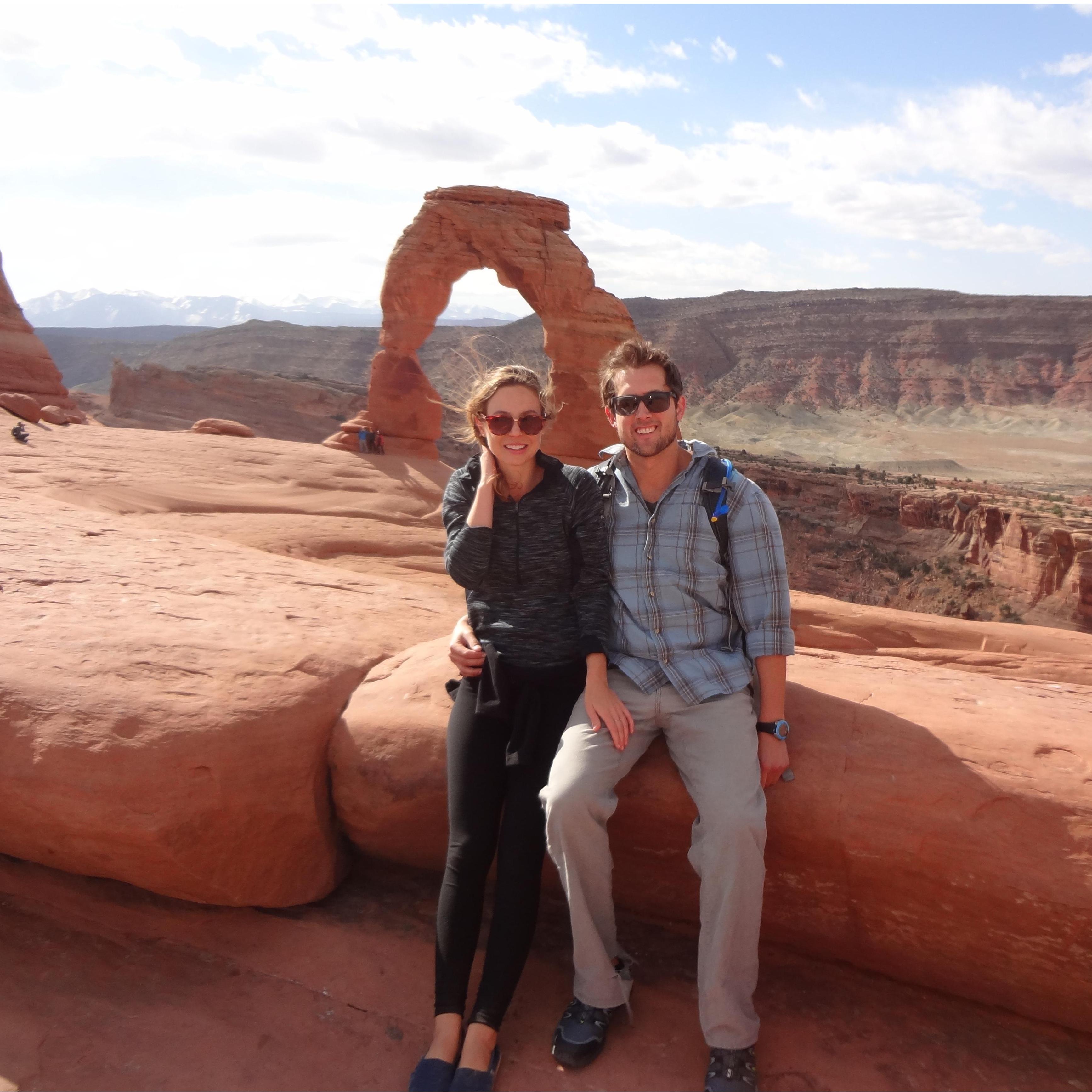 First National Park together (Arches)