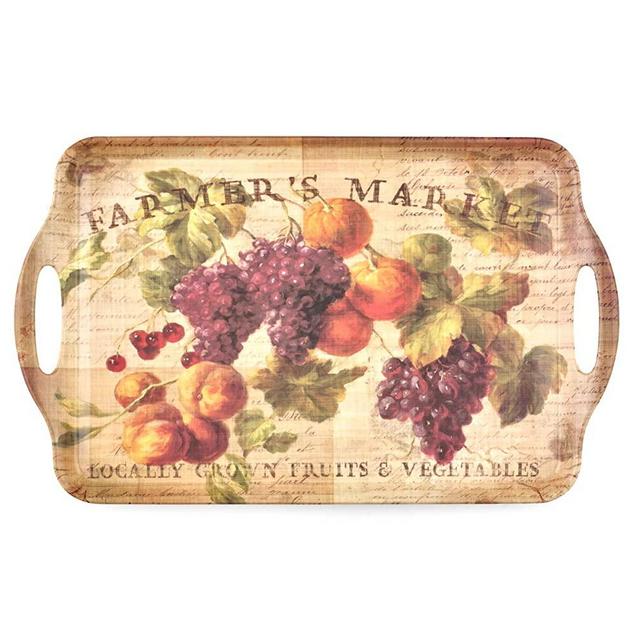 Pimpernel Abundant Fall Collection Large Handled Tray - 18.9" x 11.6"