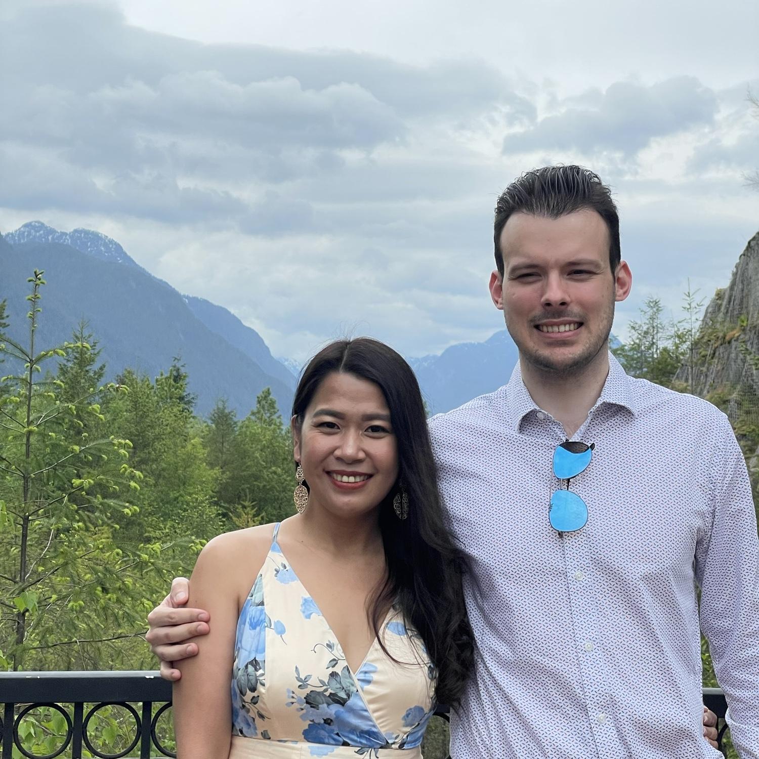 May, 2022. 
Riz and Jake's Wedding