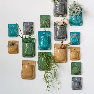Terracotta Wall Pocket Planter, Set of 4