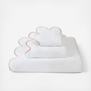 Chairish Scallop Bath Towel